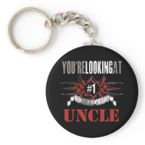 Radically Awesome Uncle keychains