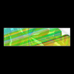 Radient - Golden Rainbow bumper stickers