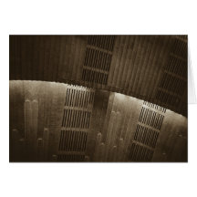 Radio City Music Hall Ceiling Greeting Card