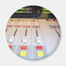 radio console refrigerator magnet