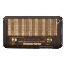 radio de vieille école de Coque-Compagnon de conta Coques iPod Touch