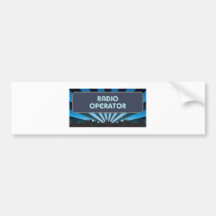 Radio Operator Marquee Bumper Sticker