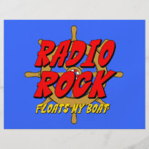 Radio Rock Floats My Boat Flyer