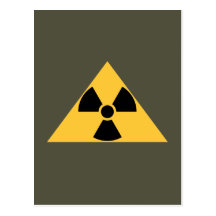 Radioactive Emblem Postcard