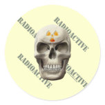 Radioactive Evil Skull Sticker