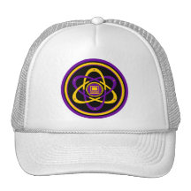Radioactive Netsurfer Logo Mesh Hats