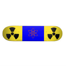 Radioactive Sign Skateboard