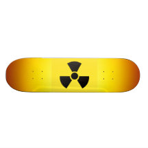 Radioactive Sign Skateboard