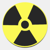 Radioactive stickers