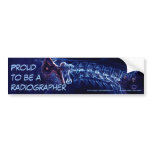 Radiographer bumper sticker (blue c-spine)