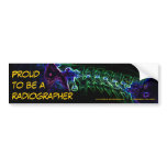 Radiographer bumper sticker (multi-colour c-spine)
