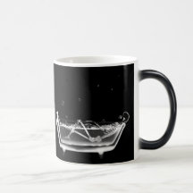 Radiographiez les tasses squelettiques de café/biè
