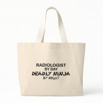 Radiologist Deadly Ninja by Night Canvas Bags