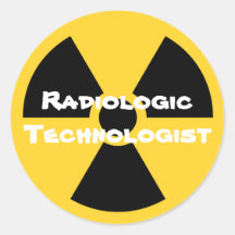Radiology Round Sticker
