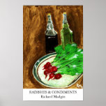 Radis et condiments posters