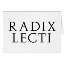 Radix Lecti Card