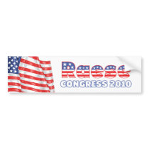 Raese Patriotic American Flag 2010 Elections Bumper Sticker