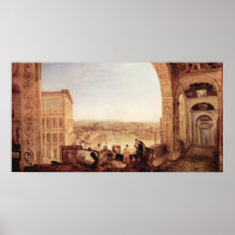 Raffaelli at the Vatican by Joseph Mallord Turner Poster