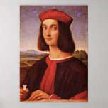 Raffaello Sanzio - Portrait of a Young Man Print