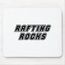 Rafting Rocks Mouse Pad