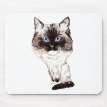 Ragdoll Caricature Mousepads