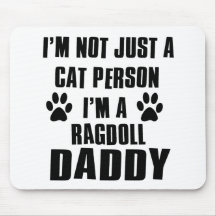 Ragdoll cat Designs Mouse Pads