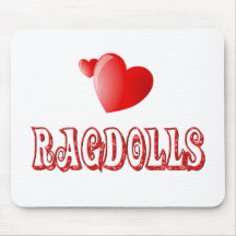 Ragdoll Cat Love Mousepads