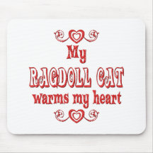 Ragdoll Cats Warm My Heart Mouse Pads