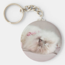 ragdoll kitten keychain
