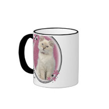 ragdoll mug pink