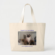 Ragdoll Seal Mitted Canvas Bags