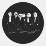 rage comic meme faces walking sticker