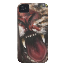 Rage dans un cas de peinture de cage coque Case-Mate iPhone 4