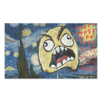Rage Face Meme Face Comic Classy Painting Stickers