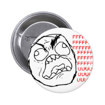 Rage Face Original Pinback Button