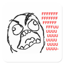 rage face rage comic meme lol rofl sticker