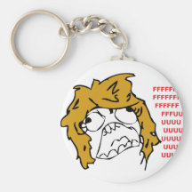 Rage femelle porte-clé
