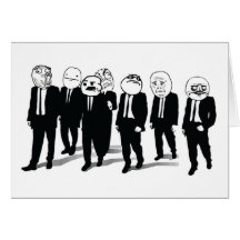 Rage Gang Greeting Cards