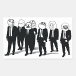 Rage Gang Rectangle Stickers