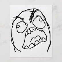 Rage Guy Angry Fuu Fuuu Rage Face Meme Custom Flyer