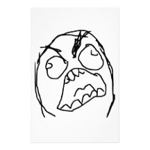 Rage Guy Angry Fuu Fuuu Rage Face Meme Stationery