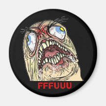 Rage Guy Angry Internet meme Refrigerator Magnets