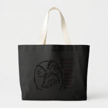 Rage guy fuuu fuuuu canvas bag