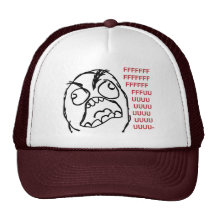 Rage guy fuuu fuuuu trucker hats
