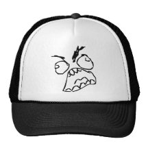 Rage guy trucker hat