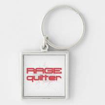 Rage Quitter Gamer Keychain
