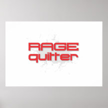 Rage Quitter Gamer Posters