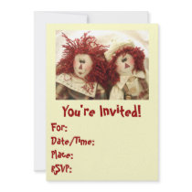 Raggedy Anne & Andy Invitations Birthday/Any