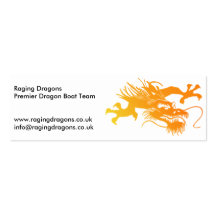 Raging Dragons - Dragonboat Team Business Cards
