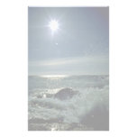 Raging surf, Atlantic Coast Customized Stationery